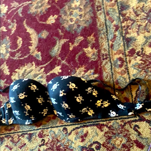 Morbid Threads Other - Vintage Hot Topic pirate skull bra Morbid Threads